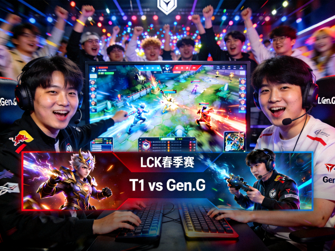 LCK春季赛 T1对阵Gen.G 比赛高光时刻